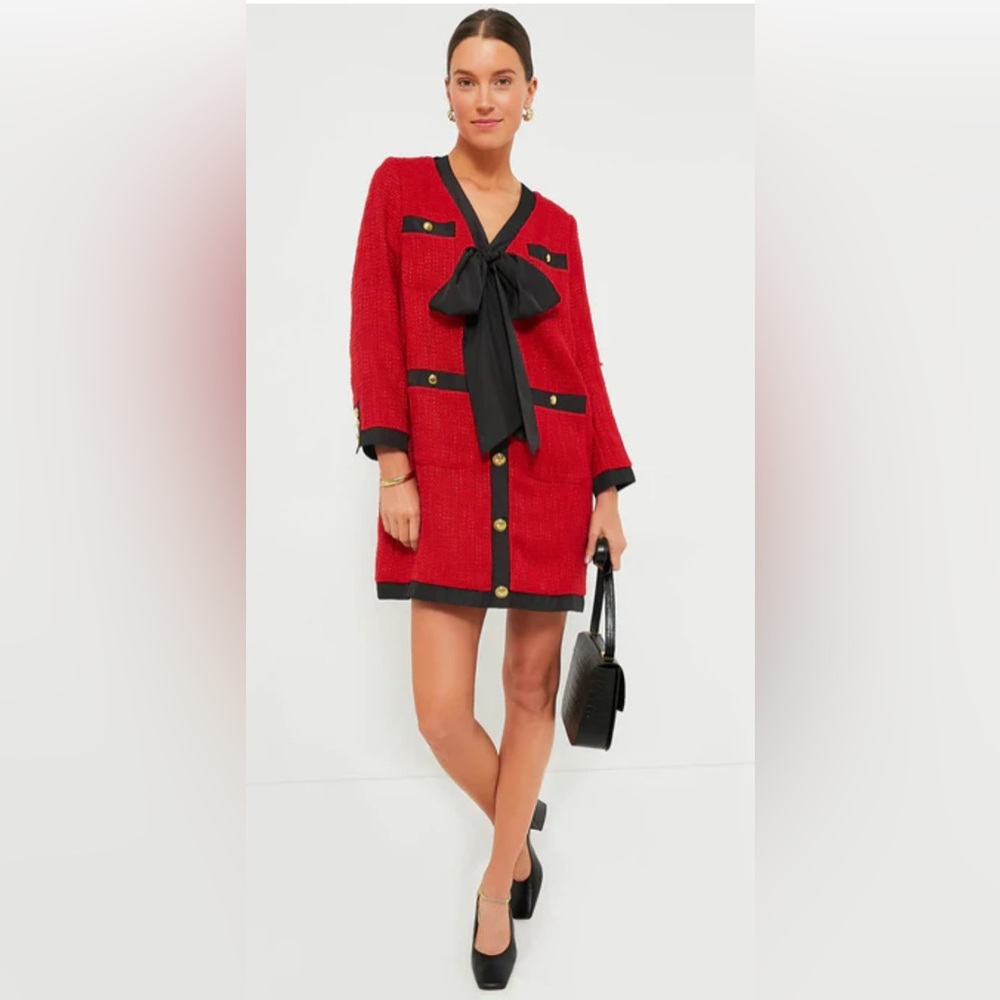 Pomander Place Red and Black Dress